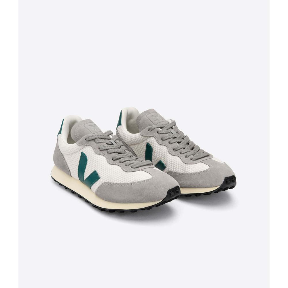 Veja RIO BRANCO HEXAMESH Løpesko Dame Grey/Green | NO 429MQZ